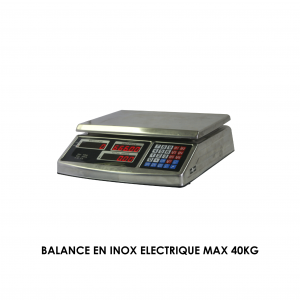 BALANCE EN INOX ELECTRIQUE MAX 40KG