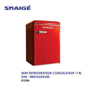 RÉFRIGÉRATEUR MINI BAR SNAIGE BANER MINI 3 ROUGE